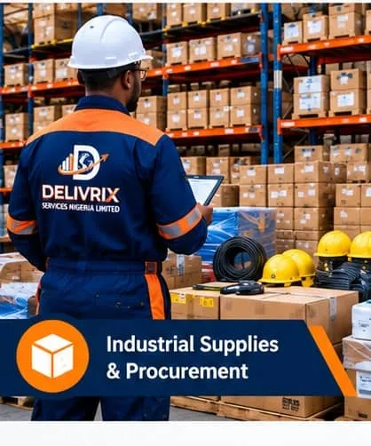 Industrial supplies sourced from warehouse stock